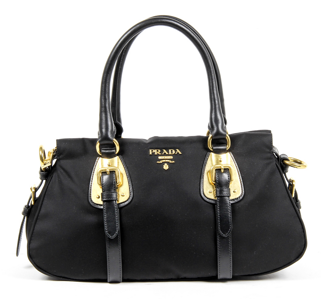 Borsa a mano convertibile con manico superiore in tessuto di nylon Prada da donna BN1903