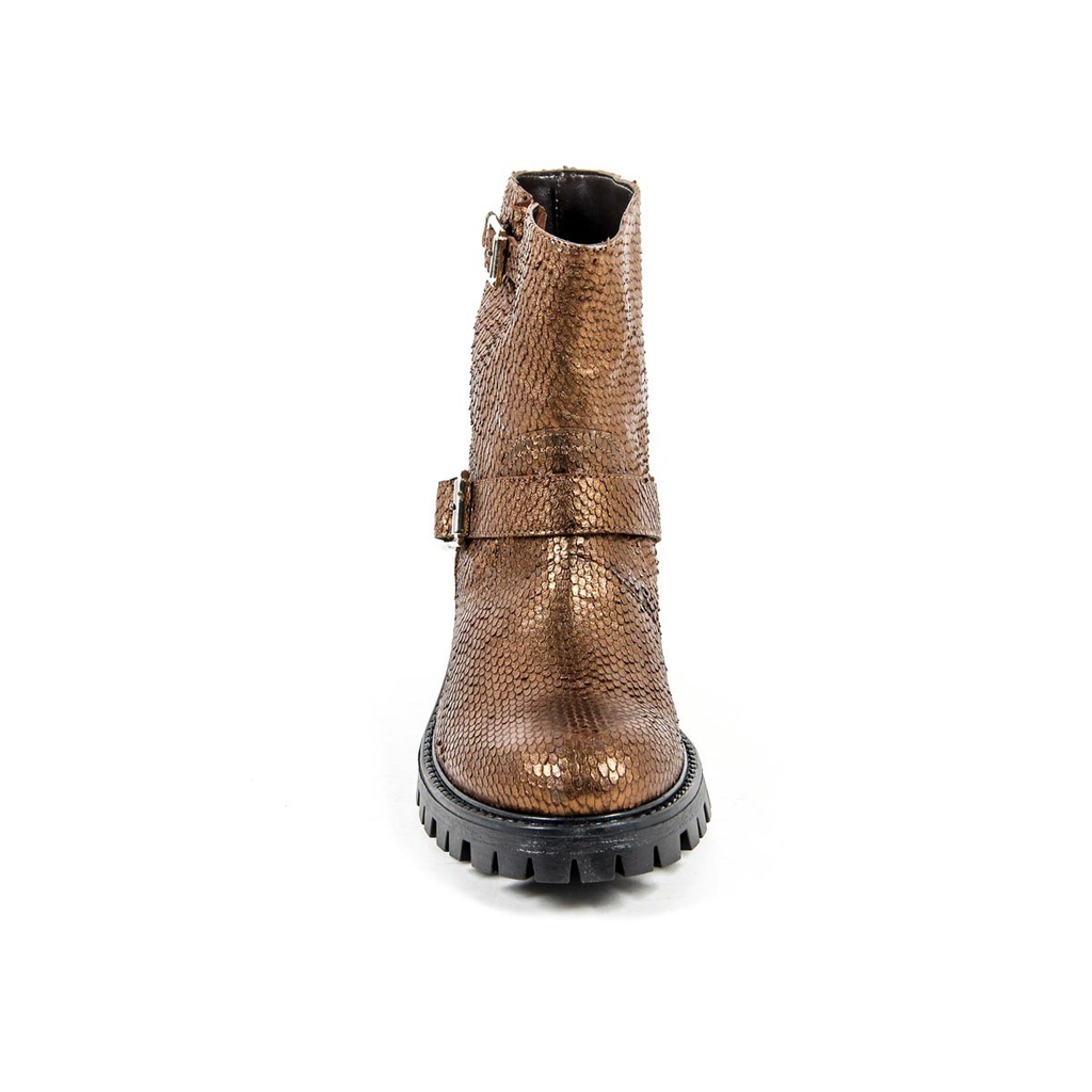 V 1969 Italia Stivaletto corto da donna B1441 VIPER BRONZO