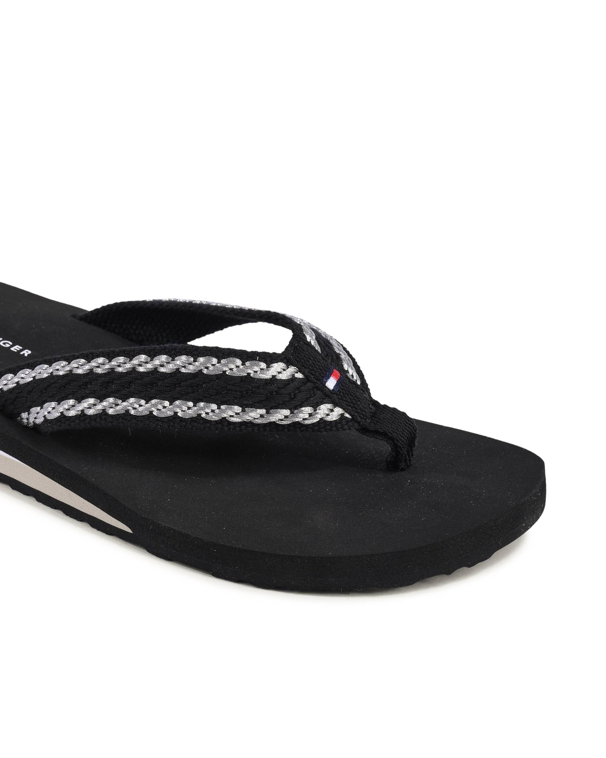 Tommy Hilfiger Infradito da donna nero FW0FW07588BDS