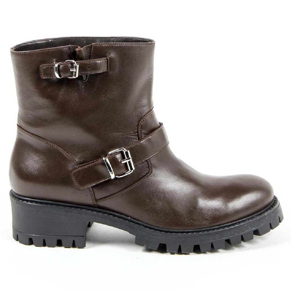 V 1969 Italia Womens Short Boot B1441 NAPPA T. MORO