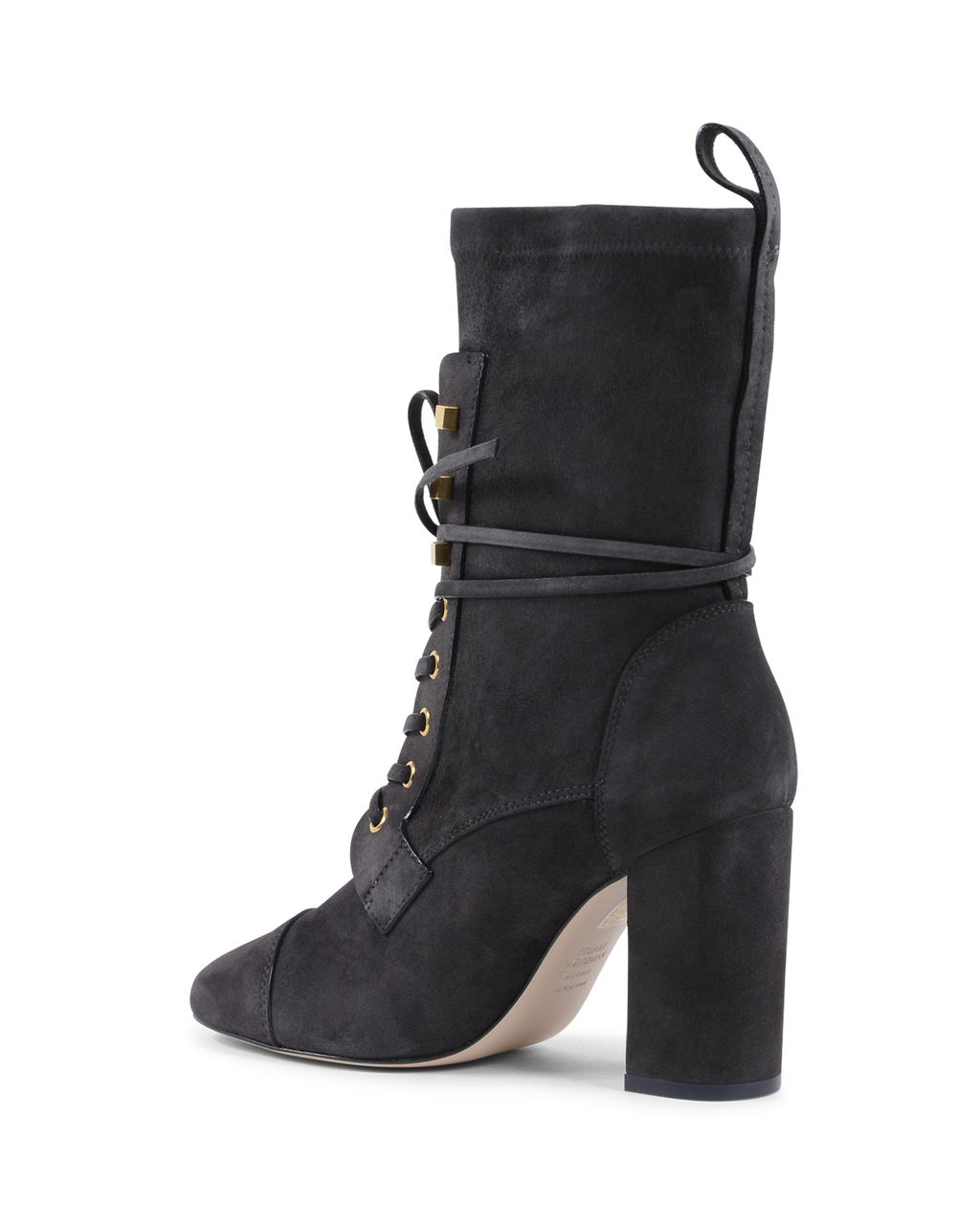 Stuart Weitzman Stivaletto corto da donna grigio scuro VERUKA