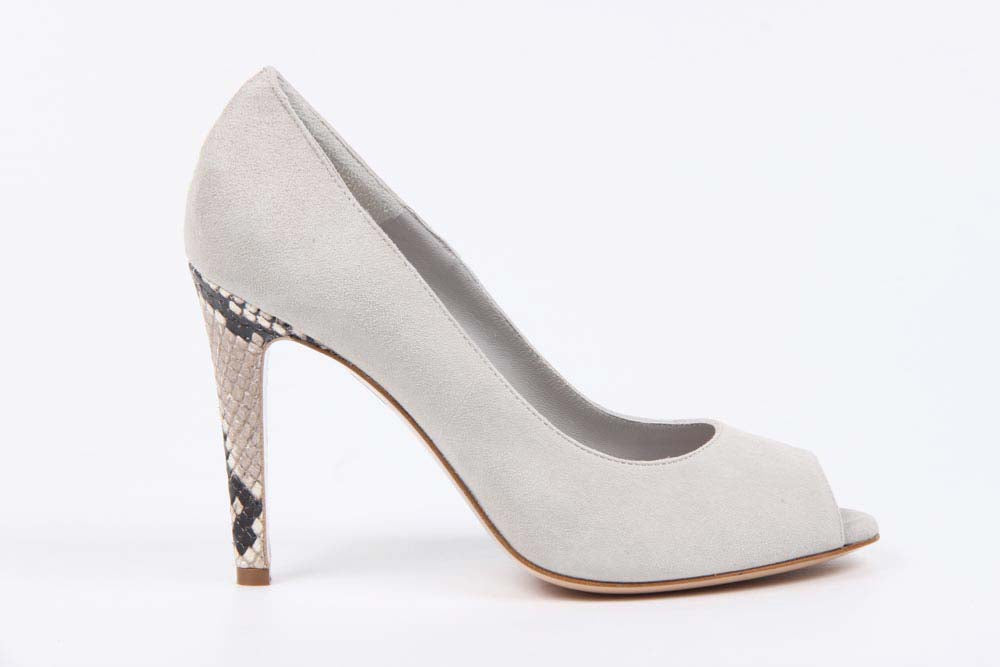 V 1969 Italia Womens Pump Open Toe 5606-VAL95 PE CA15ICE CAMOSCIO ICE