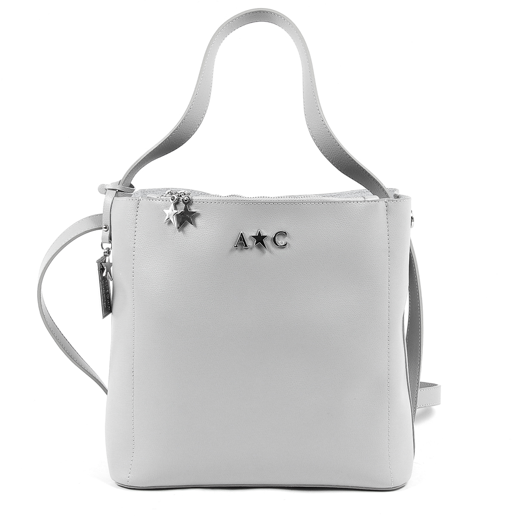 Borsa a mano da donna Andrew Charles grigia KYLA