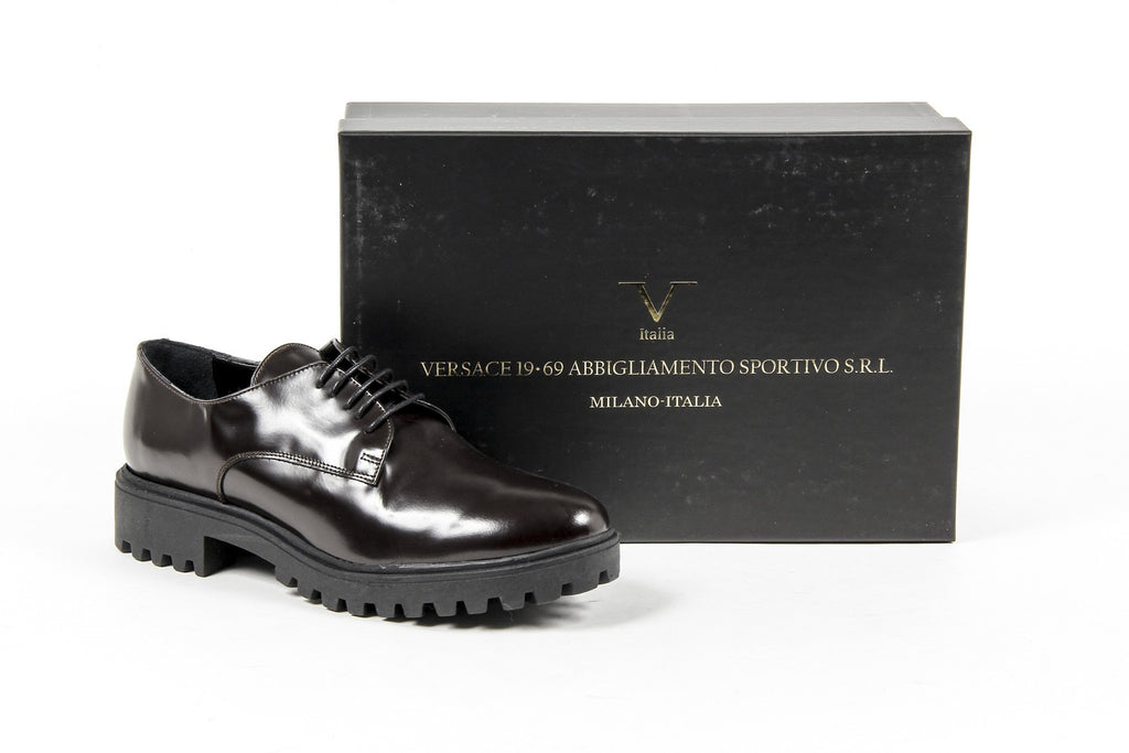 V 1969 Italia Womens Lace Up Shoe C01 ABRASIVATO MORO