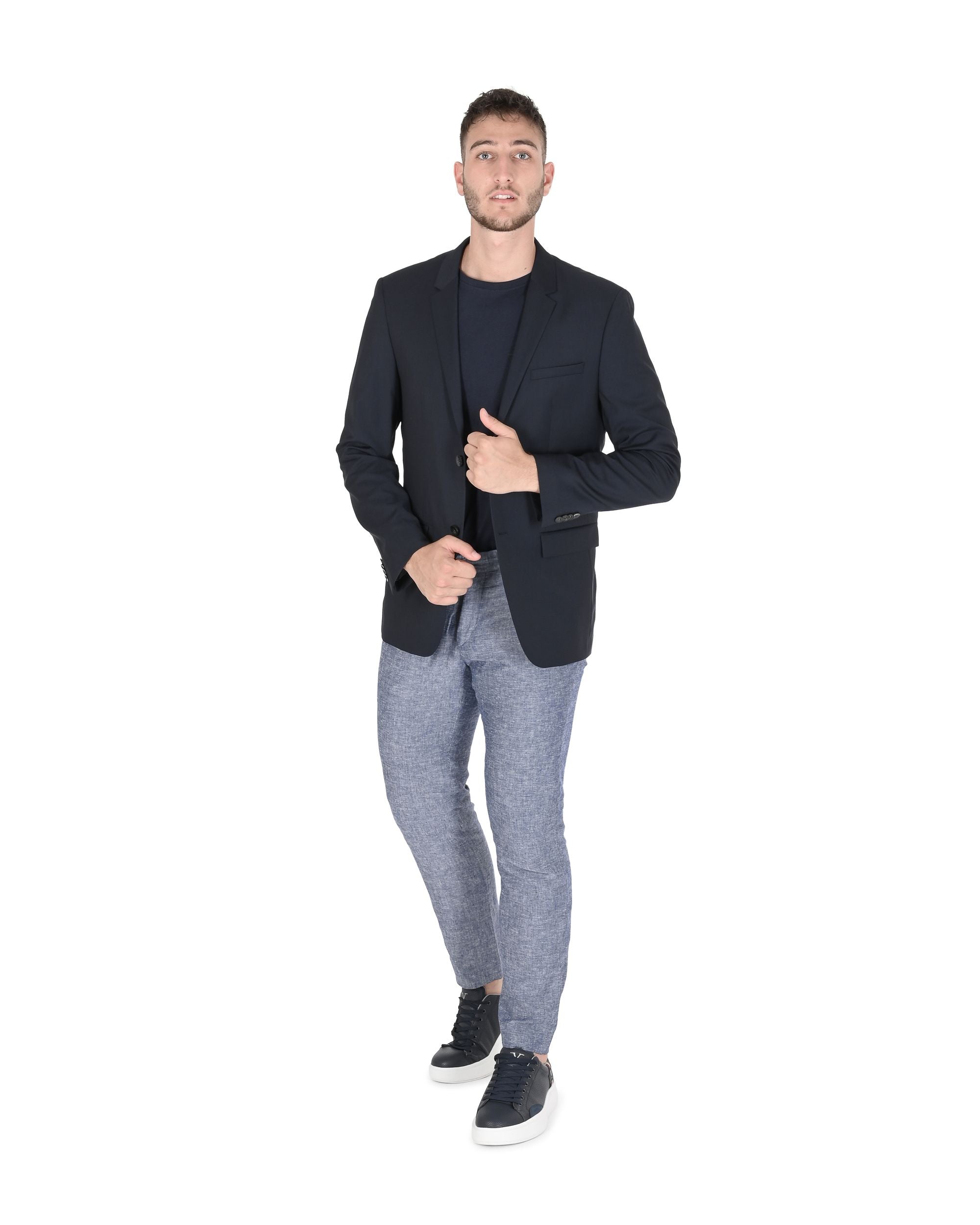 Calvin Klein Blazer da uomo blu K1EK101789478