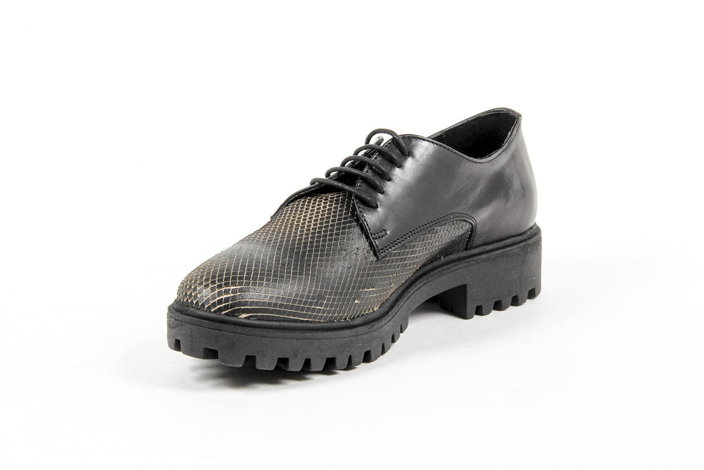 Scarpa stringata da donna V 1969 Italia C01 VITELLO NERO