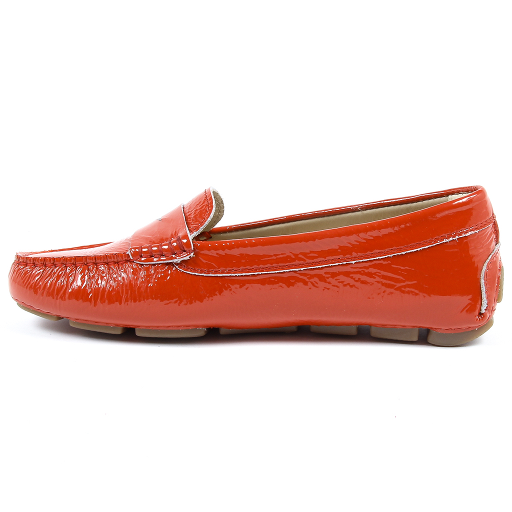 V 1969 Italia Mocassino da donna rosso AMALFI