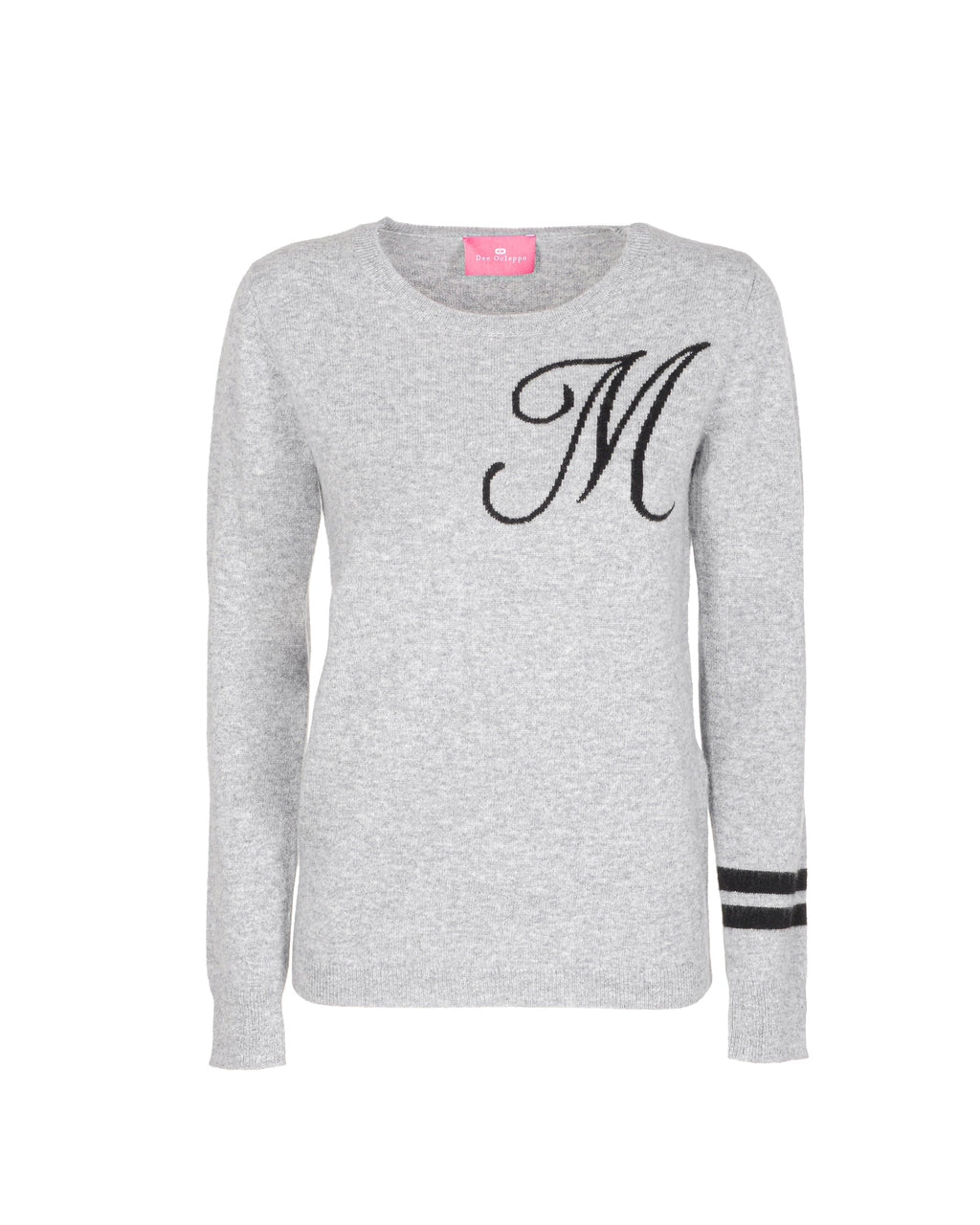 Maglione girocollo in cashmere - Grigio