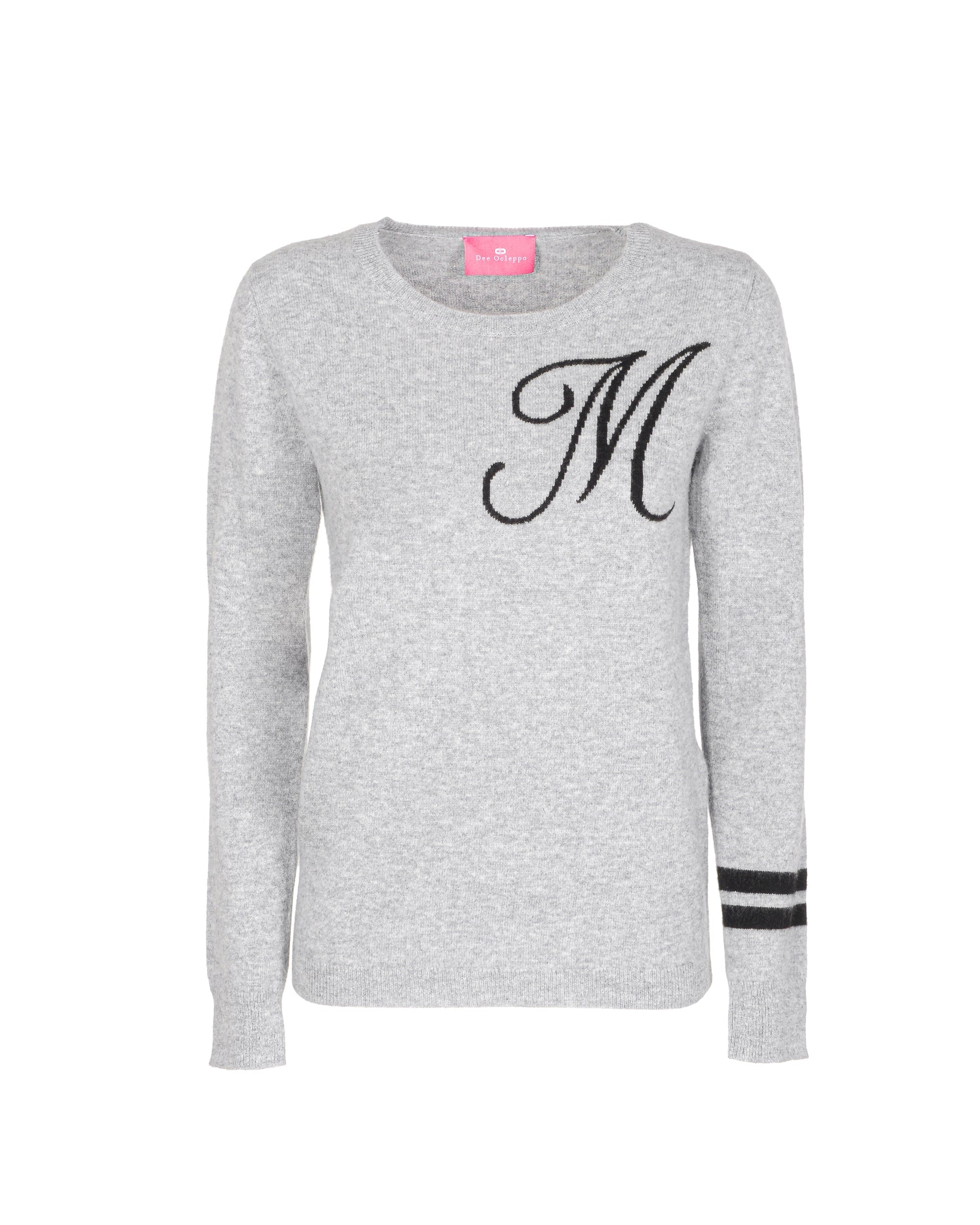 Maglione girocollo in cashmere - Grigio