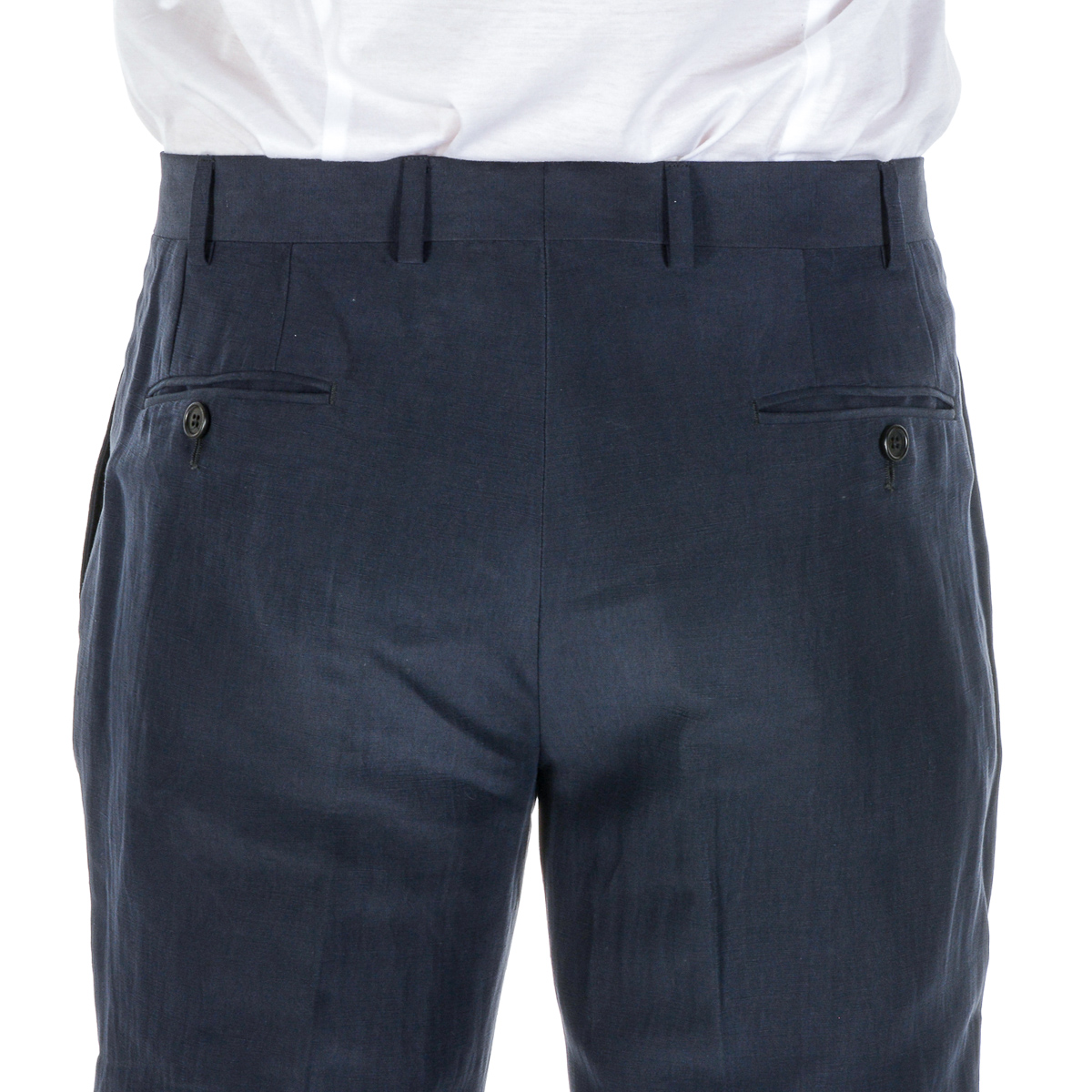 Pantaloni Armani Collezioni Uomo Blu Scuro