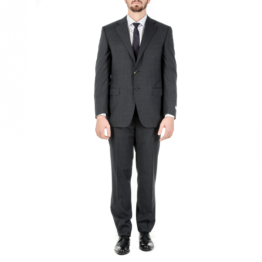 Abito da uomo Canali maniche lunghe grigio scuro