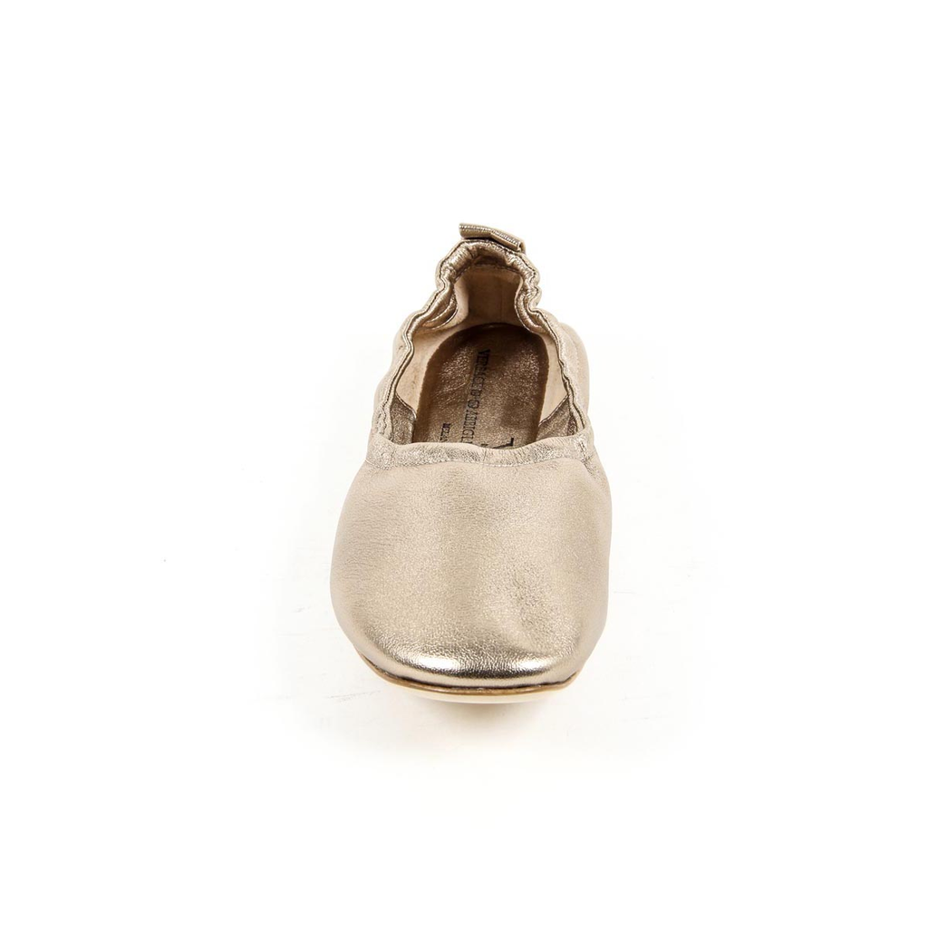 V 1969 Italia Womens Ballerina 302999 NAPPA METAL BEIGE
