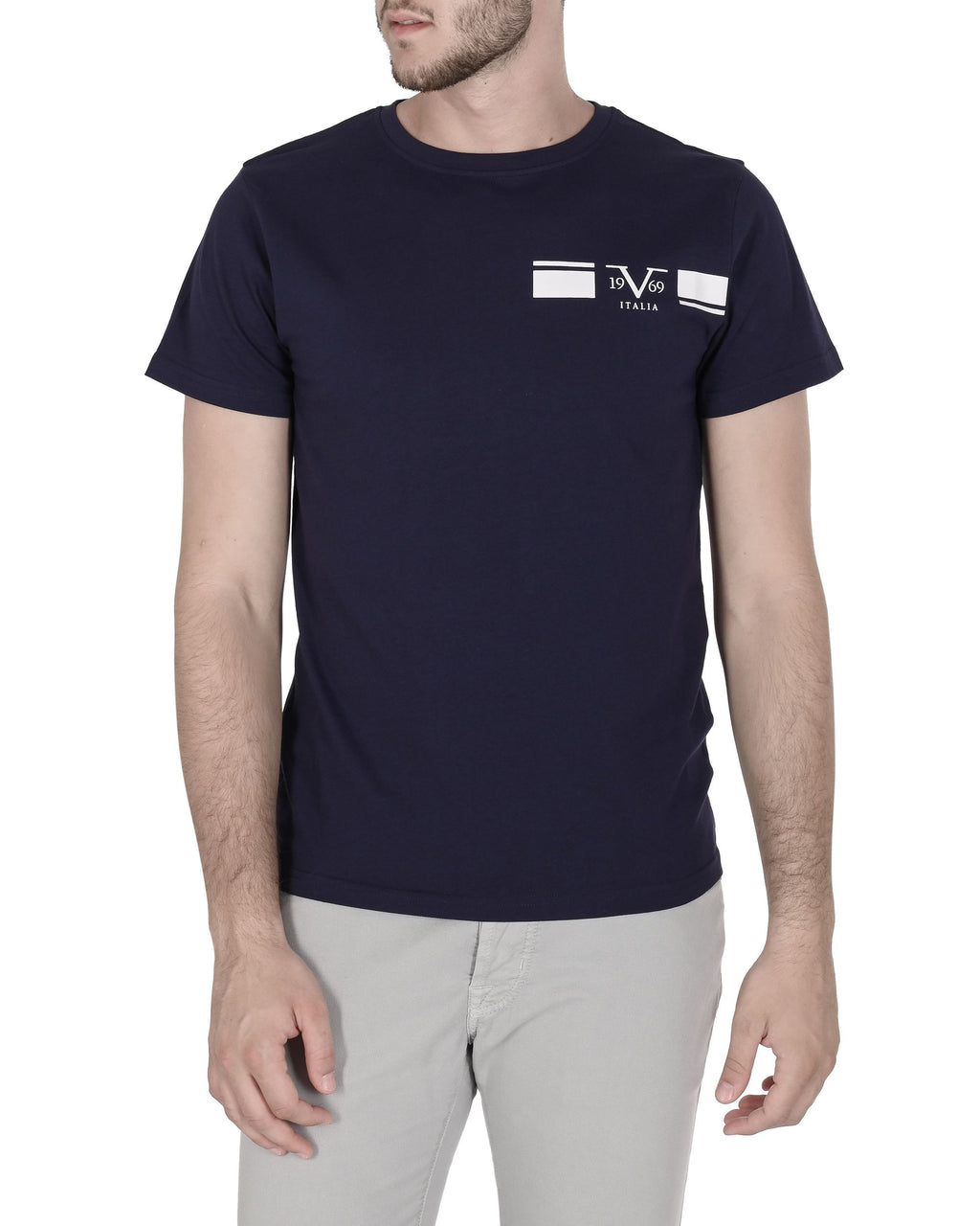19V69 Italia T-shirt da uomo VSC1MTS05 NAVY