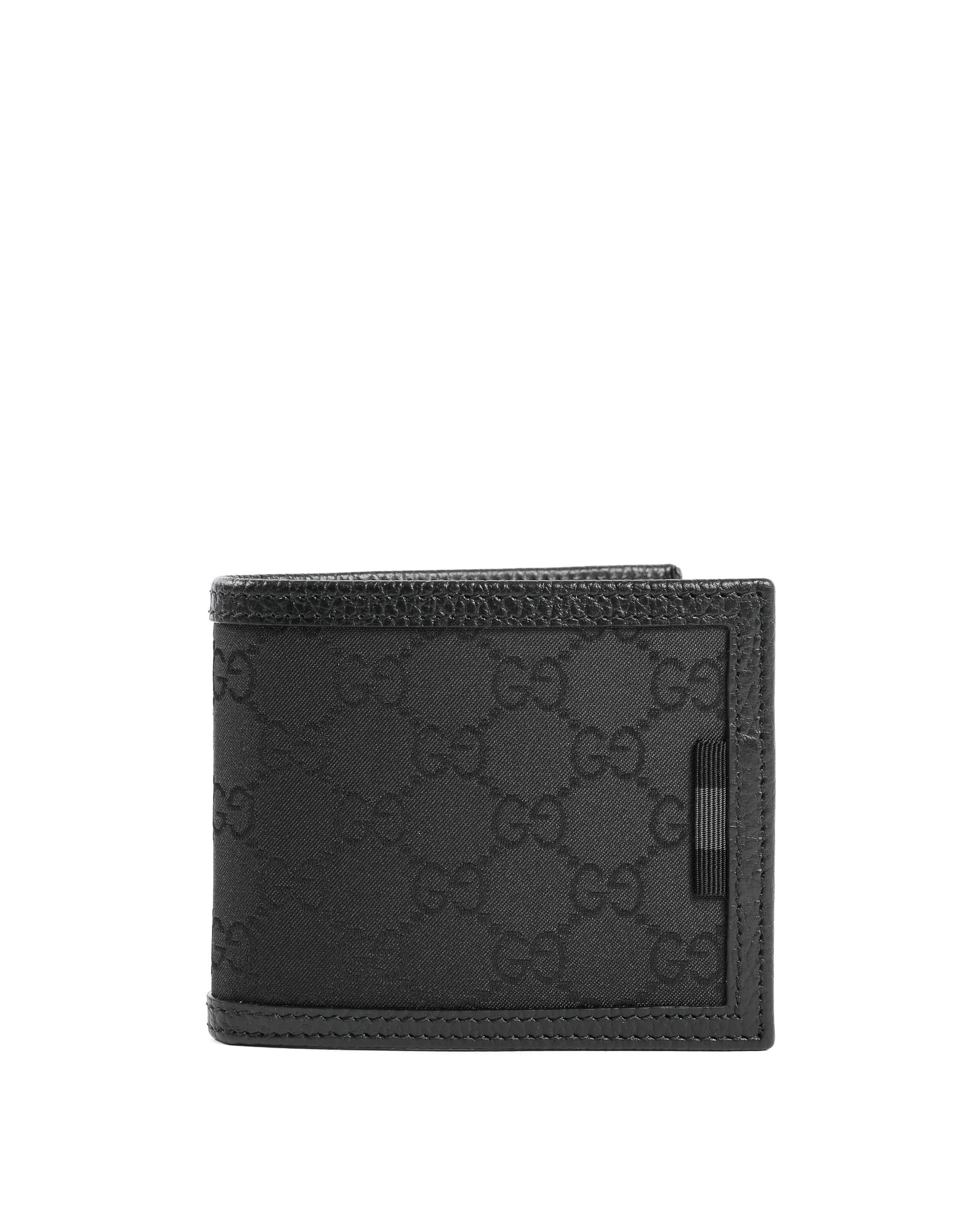 Portafoglio Gucci Monogram in tessuto e pelle 260987 BMJ1N 8615