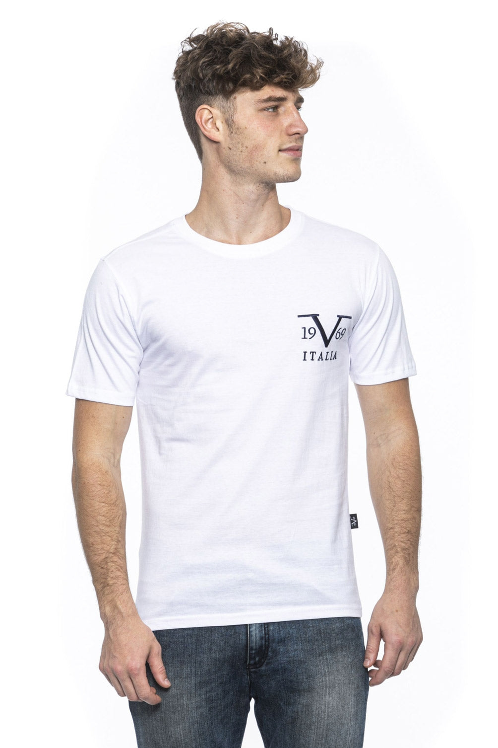19V69 Italia T-Shirt Uomo Bianca TROY WHITE