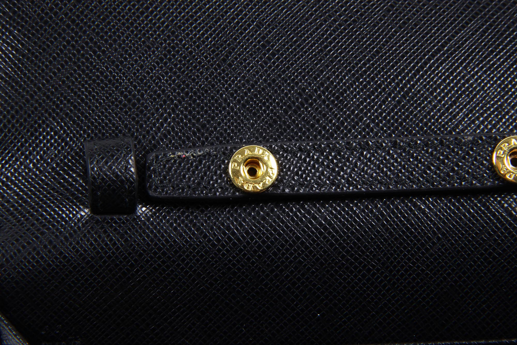 Pochette Prada 1MT437 Nero Saffiano Metallo