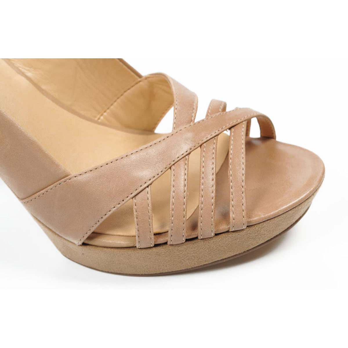 Sandalo con cinturino posteriore da donna Nine West NWSTUNNER TAUPE