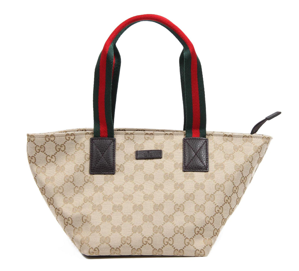 Gucci Tote borsa a mano con due manici e logo GG 374433 527066
