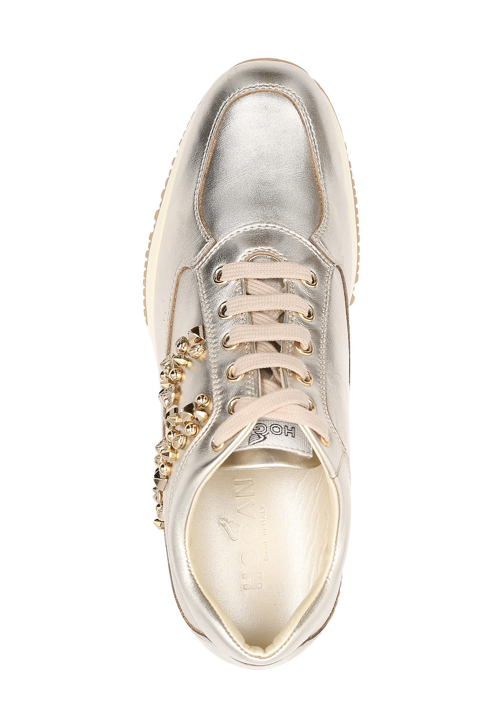 Hogan Donna Sneaker Argento Interactive HXW00N0Q240SSV0B202