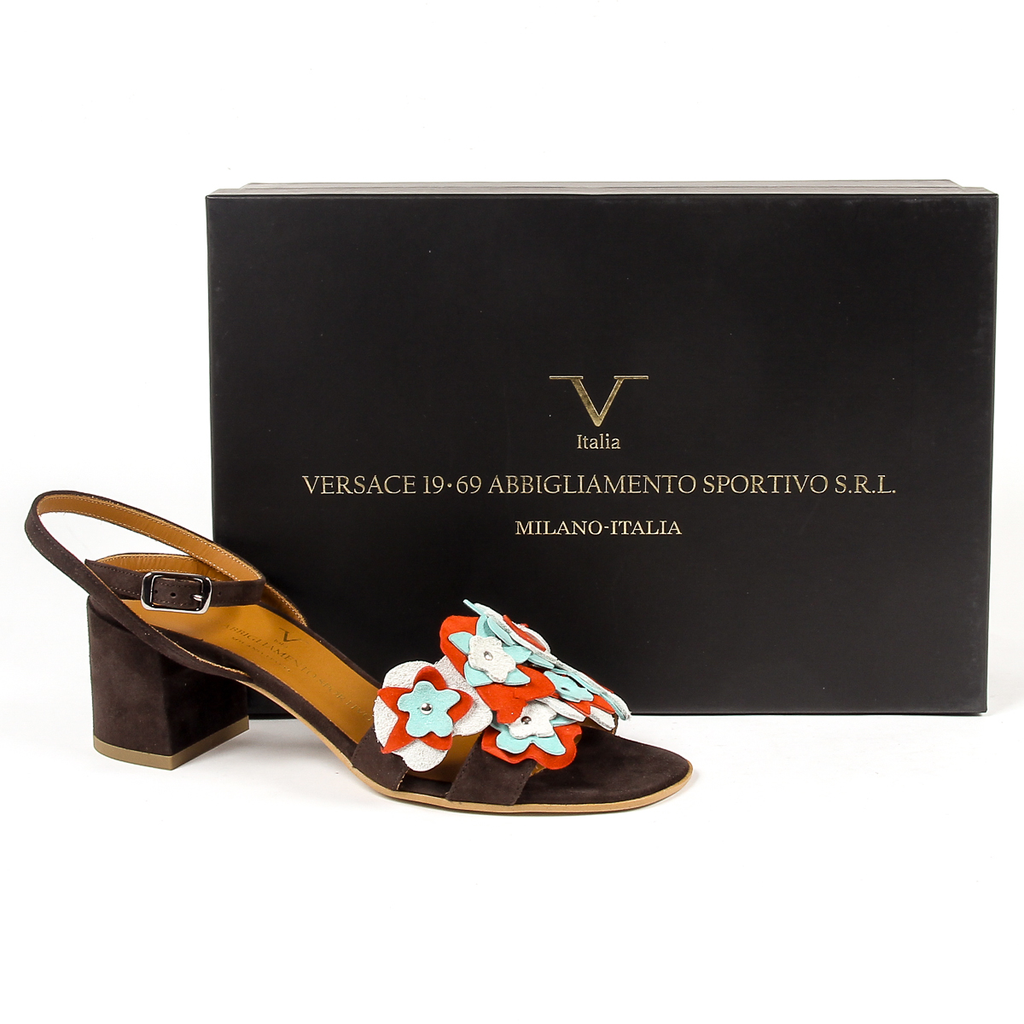 V 1969 Italia Sandalo Donna Marrone CARMEN
