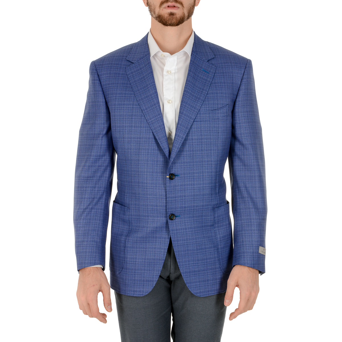 Giacca uomo Canali maniche lunghe blu
