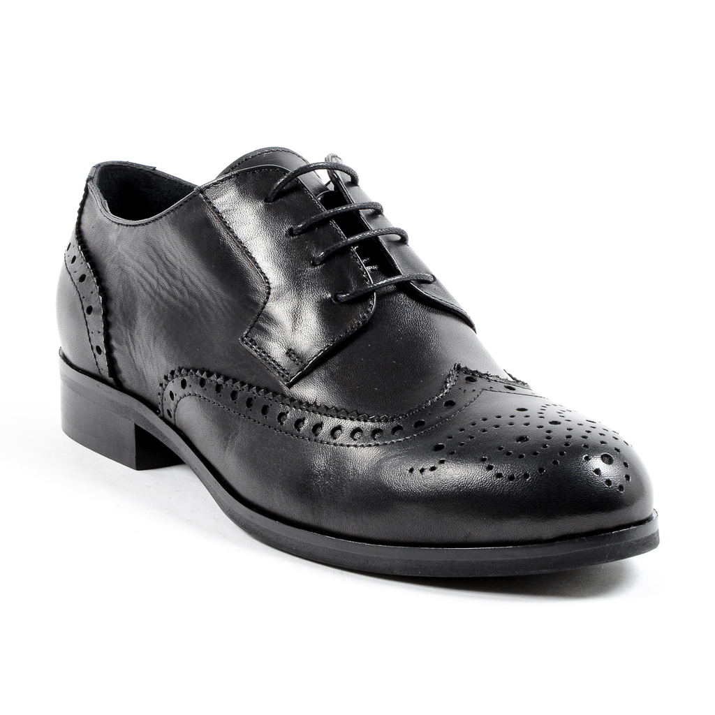 V 1969 Italia Scarpa Brogue da Donna Nera SULLY