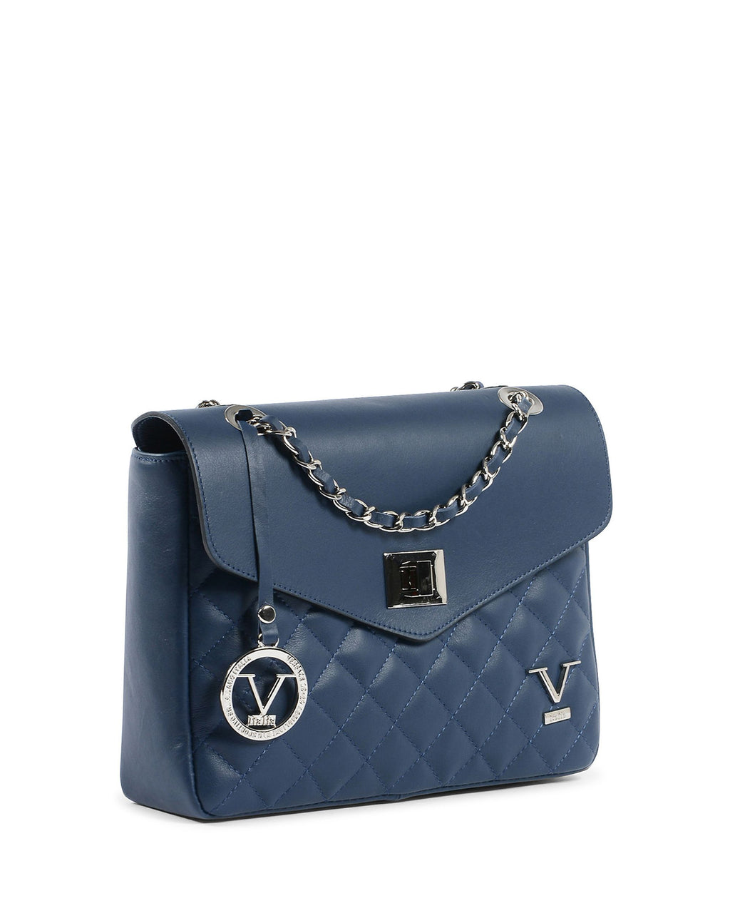 Borsa a mano da donna V Italia Blue Jeans V024-S SAUVAGE BLUE JEANS