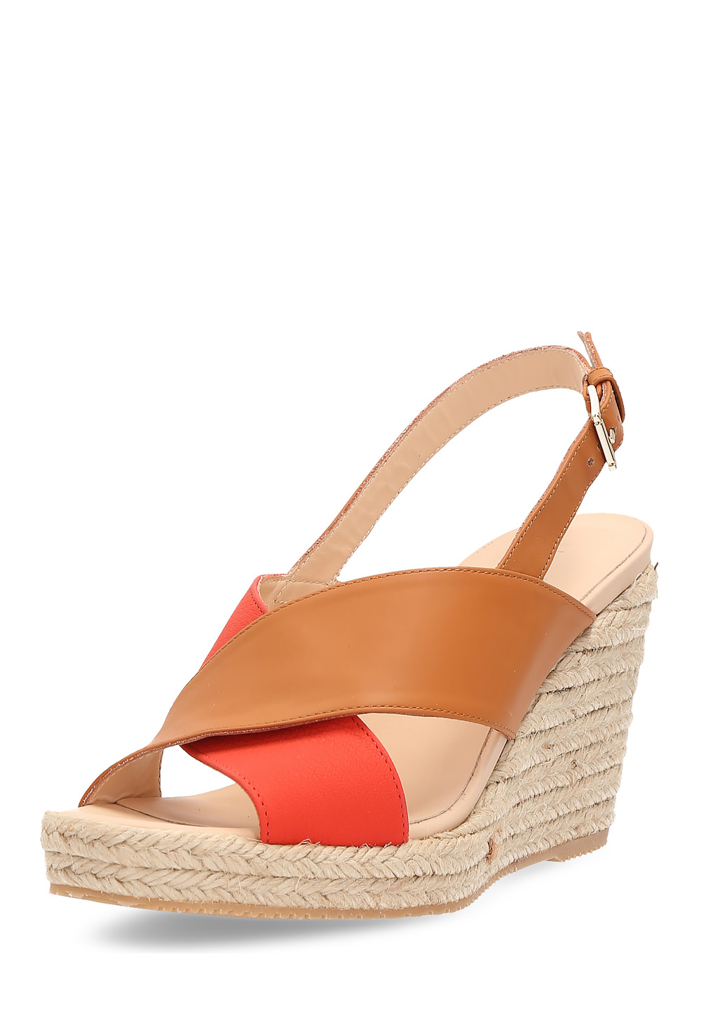 Hogan Sandalo con zeppa da donna Beige HXW2660R53088IC0X04
