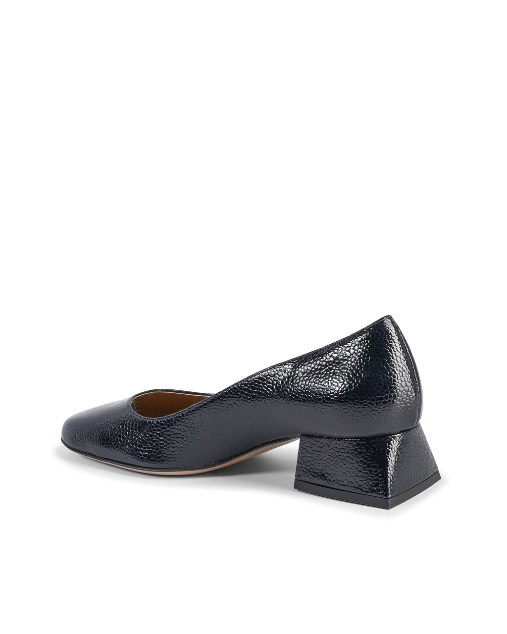 19V69 Italia Ballerina con tacco da donna SOFIA BOTTALATO BLU SCURO