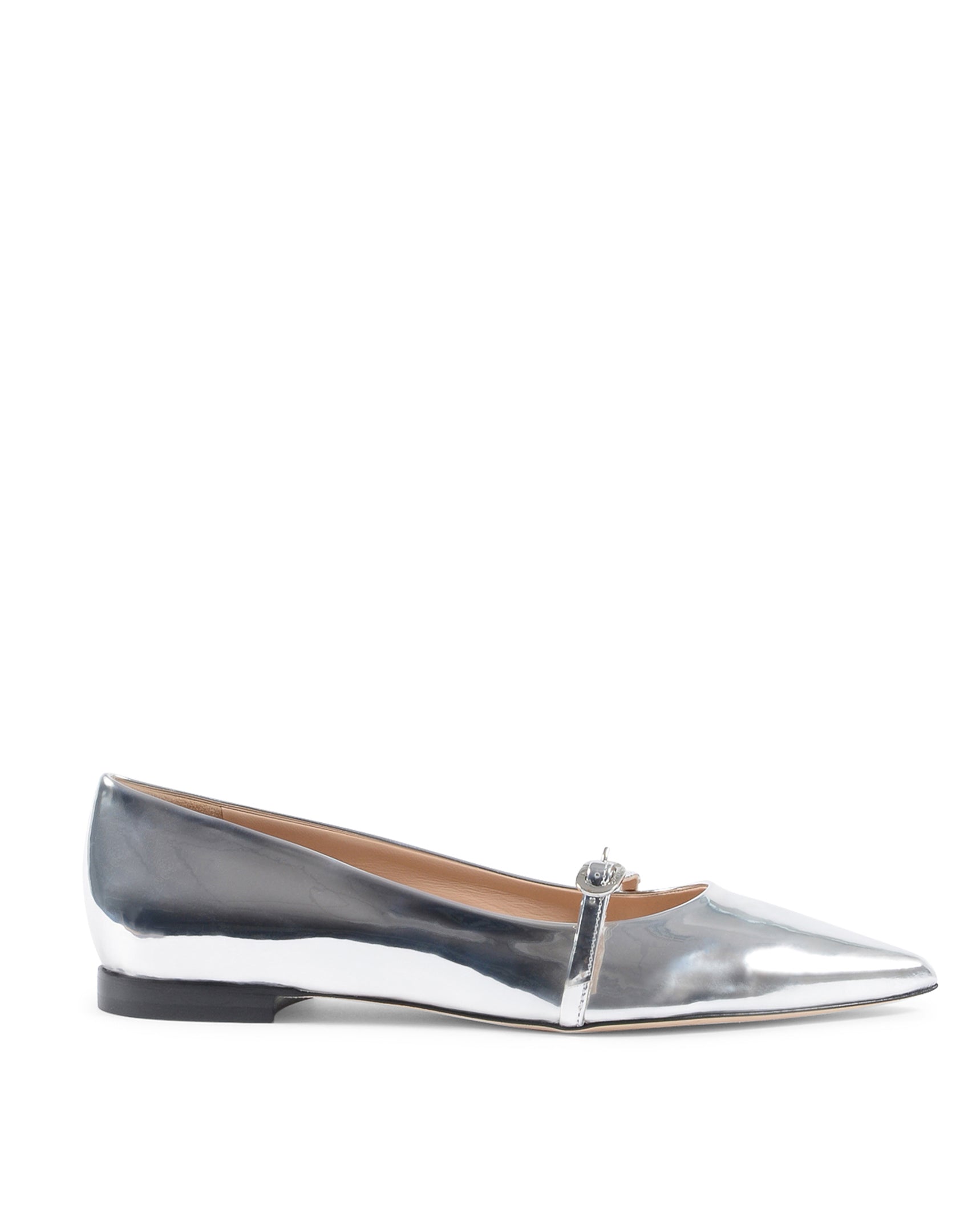 Mary Jane Rock Mirrored - Argento