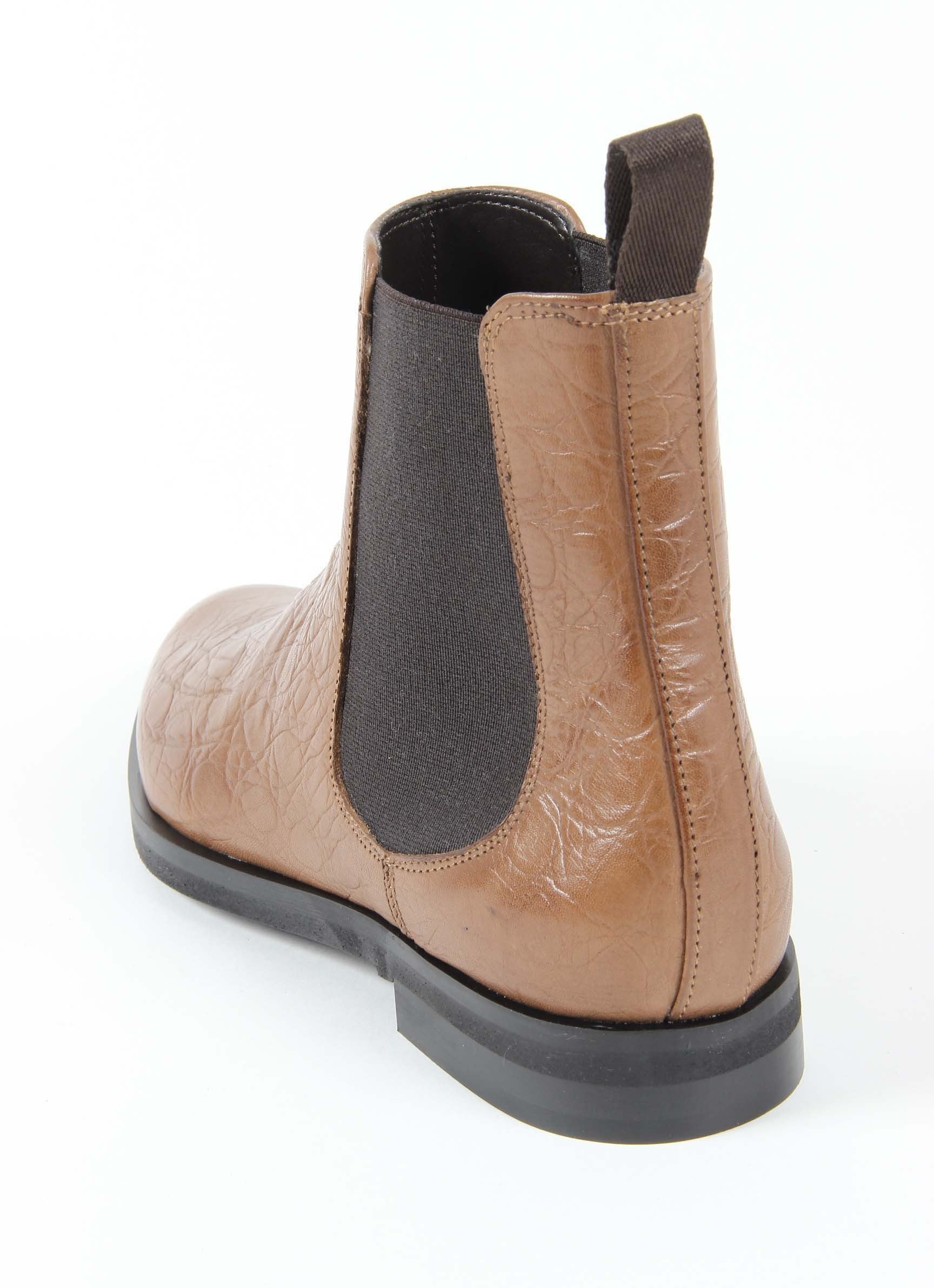Stivaletto Donna V 1969 Italia B1578 COCCO CASHMERE CUOIO