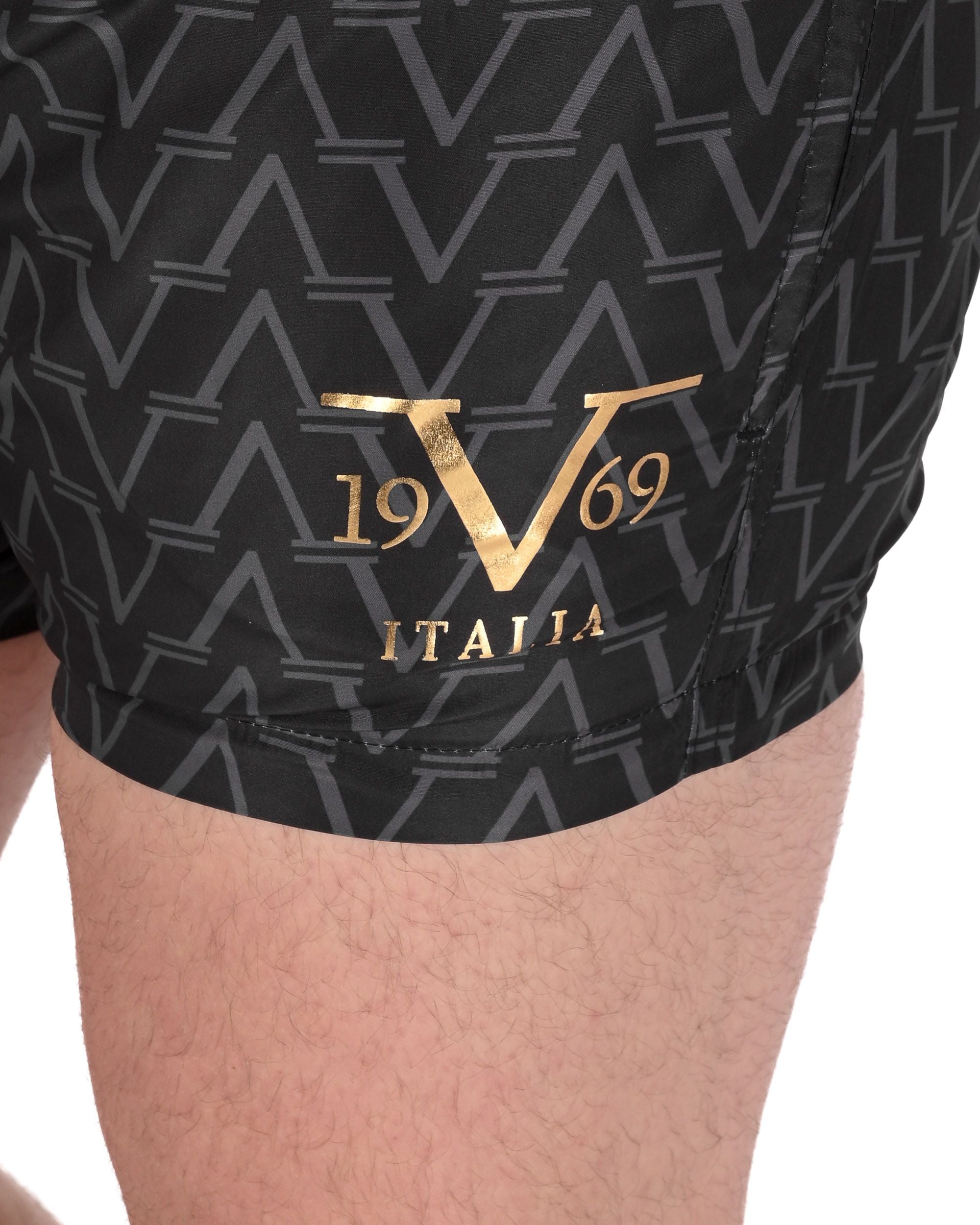 19V69 Italia Costume da bagno da uomo VSC1MBS02 NERO