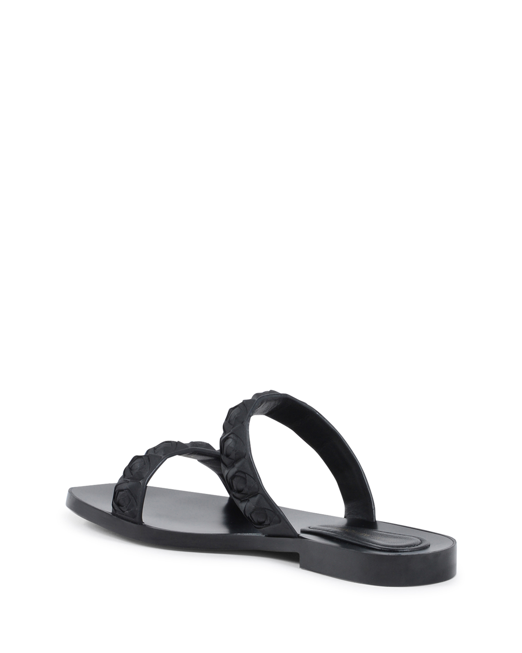 Sandalo piatto da donna Stuart Weitzman nero ROSITA