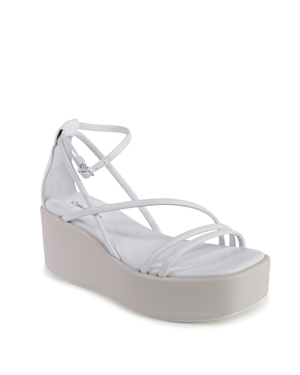Calvin Klein Zeppa da donna bianca HW0HW019490K9