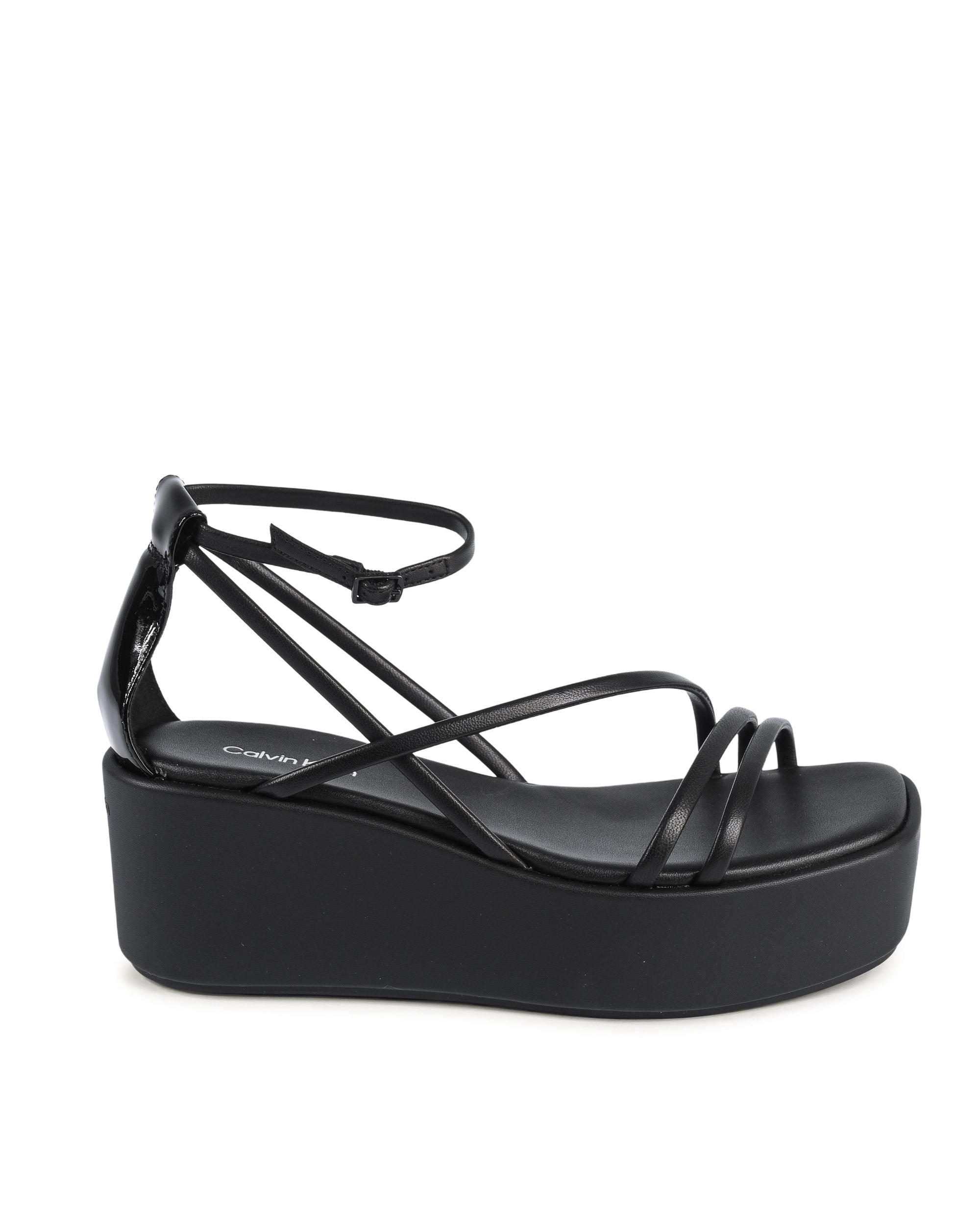 Calvin Klein Zeppa da donna nera HW0HW01949BEH