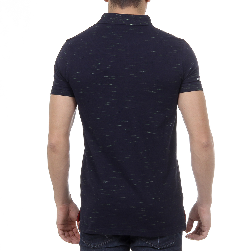 Andrew Charles Polo da uomo a maniche corte blu scuro RYAN