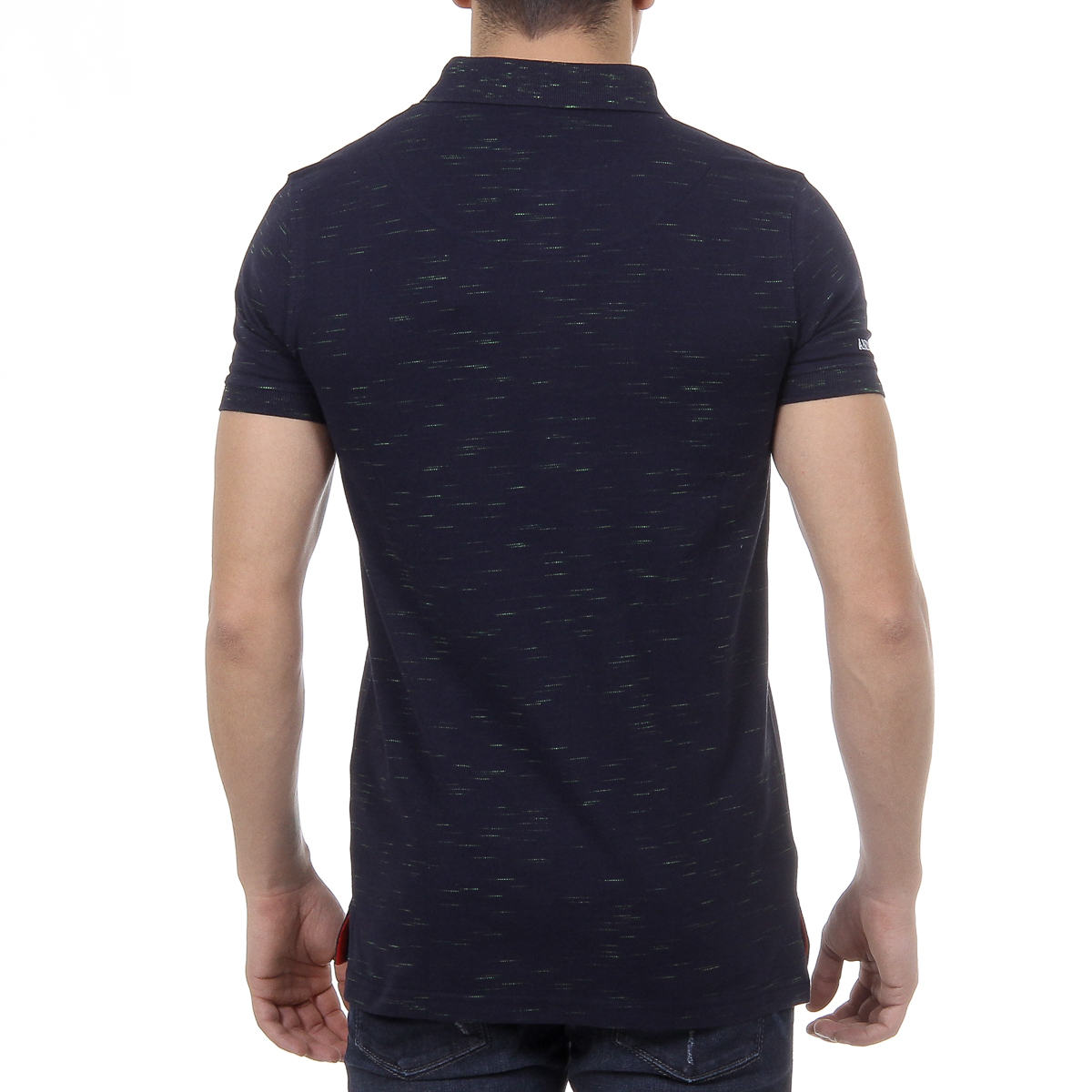 Andrew Charles Polo da uomo a maniche corte blu scuro RYAN