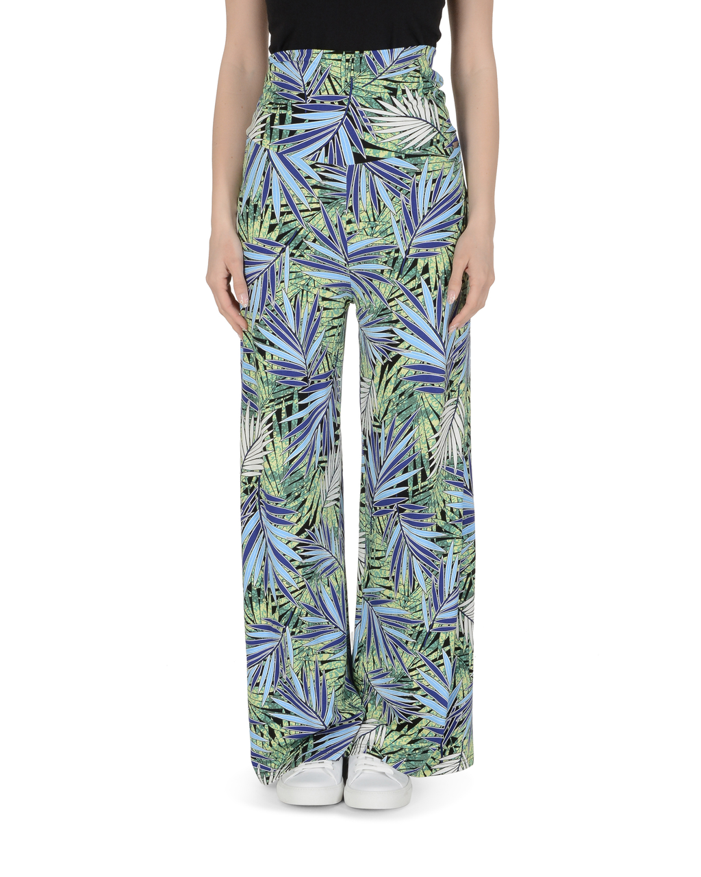 19V69 Italia Pantaloni da donna Multicolore PINO BLUE MULTI