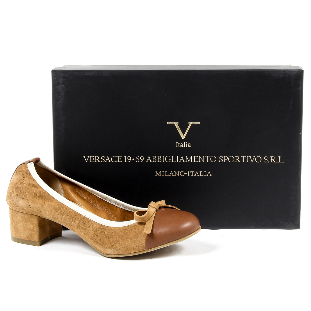 V 1969 Italia Womens Ballerina Brown REGINA