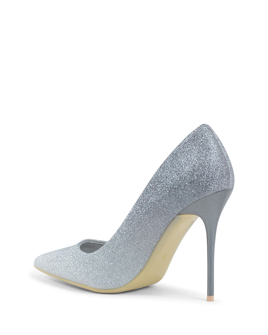 19V69 Italia Scarpe da donna con tacco glitter grigio V168 GRIGIO