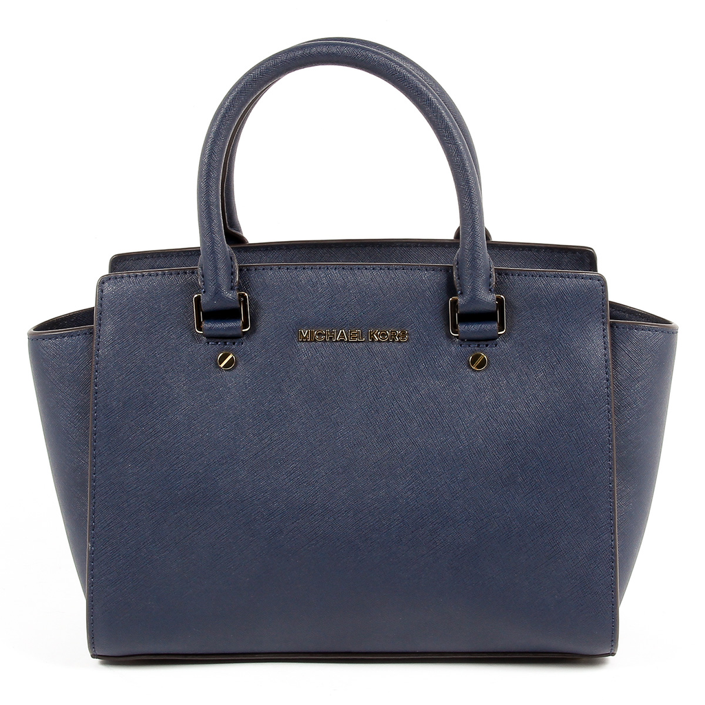 Borsa a mano da donna Michael Kors SELMA 30S3GLMS2L NAVY