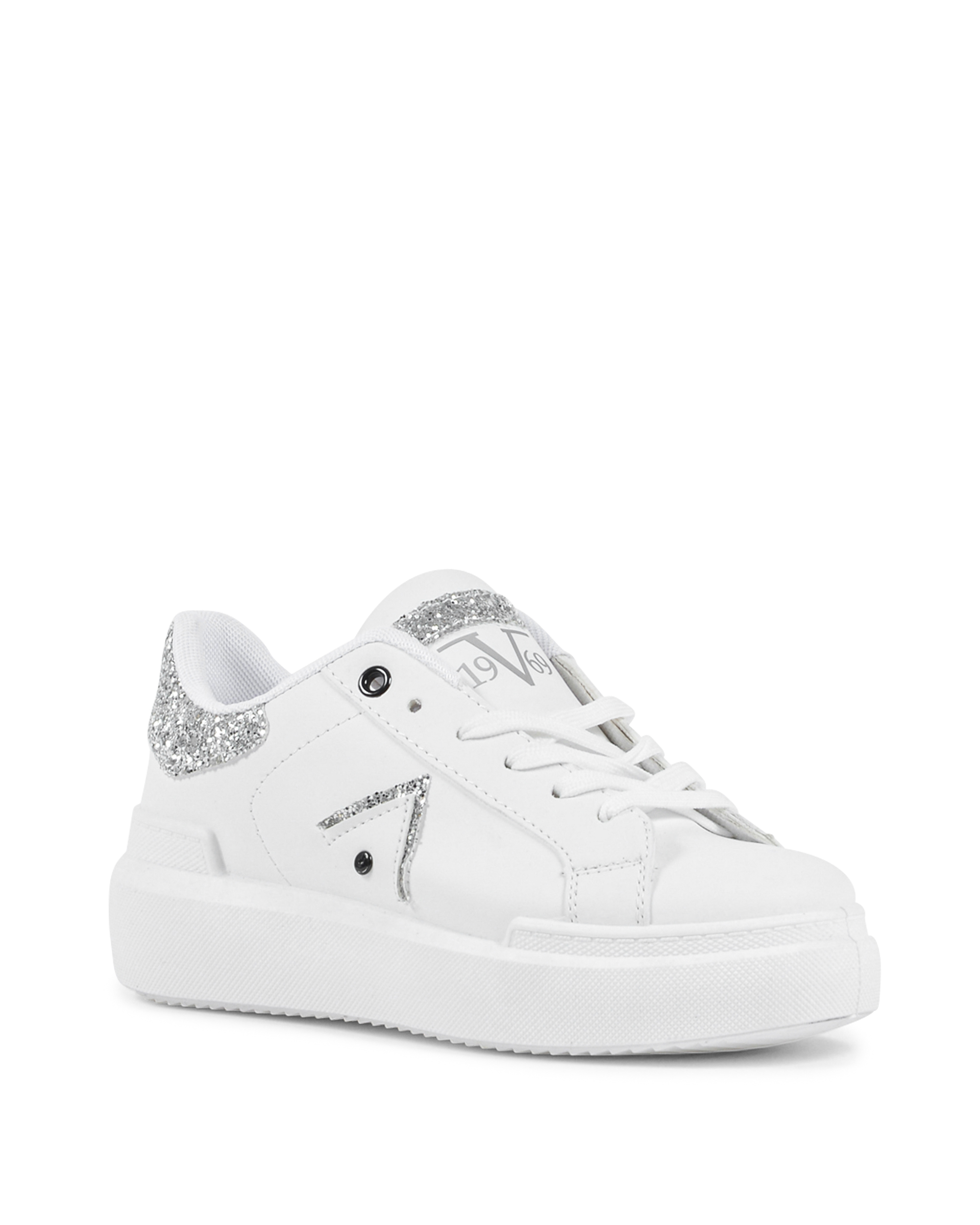 19V69 Italia Womens Sneaker V813 BIANCO ARGENTO