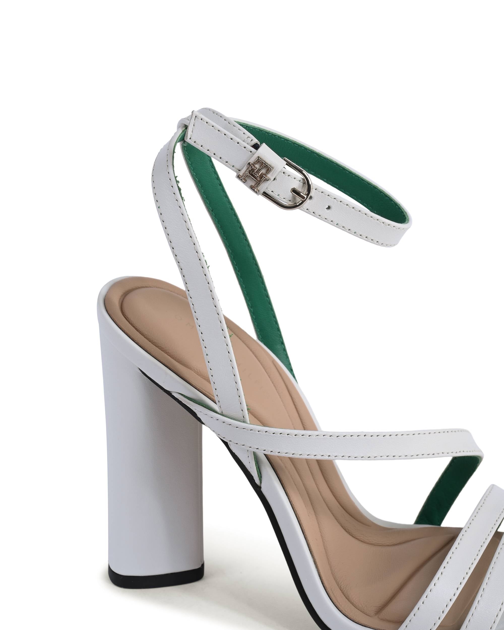 Sandalo da donna Tommy Hilfiger bianco FW0FW07752YBL