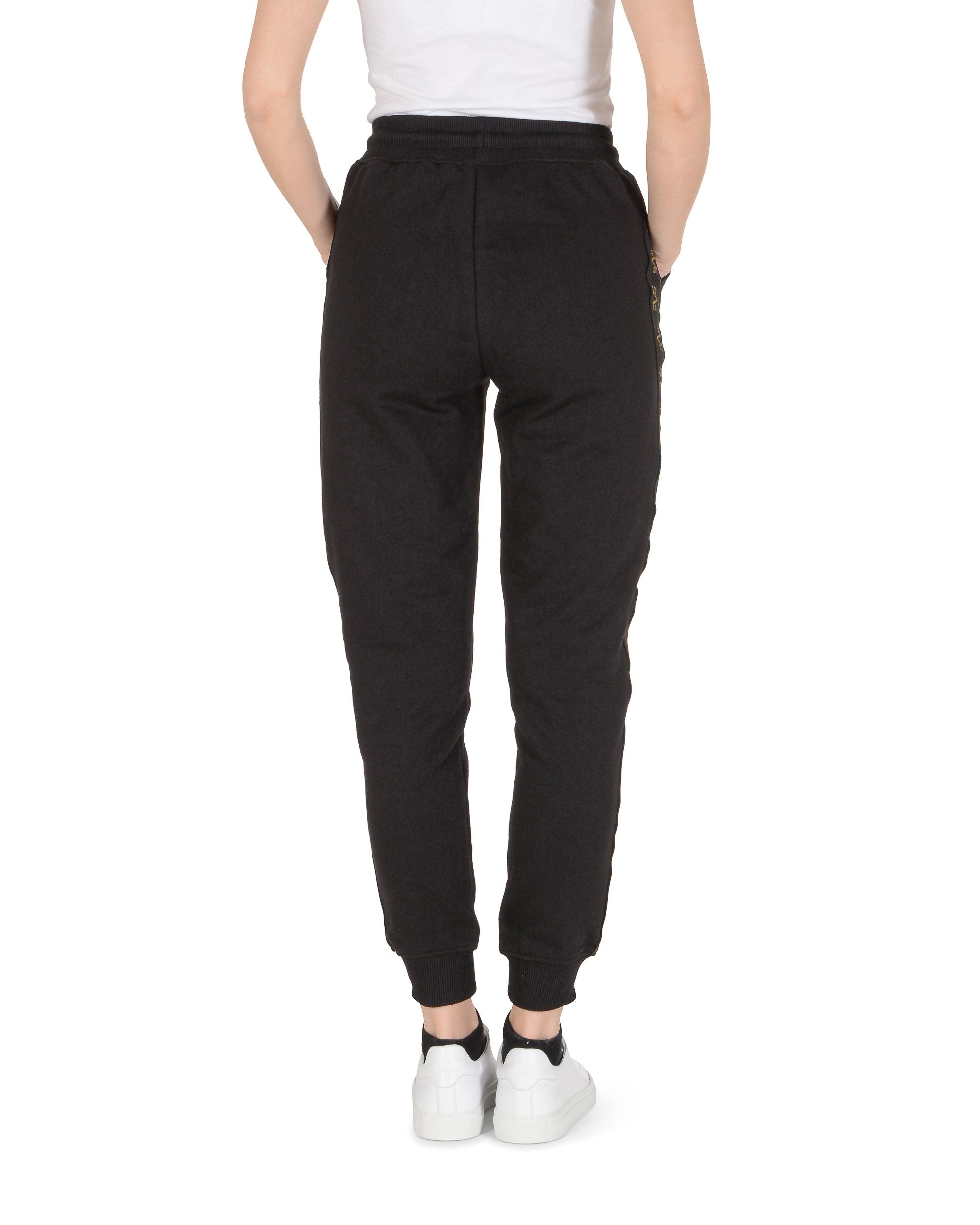 19V69 Italia Pantaloni Donna Nero BIANCA NERO