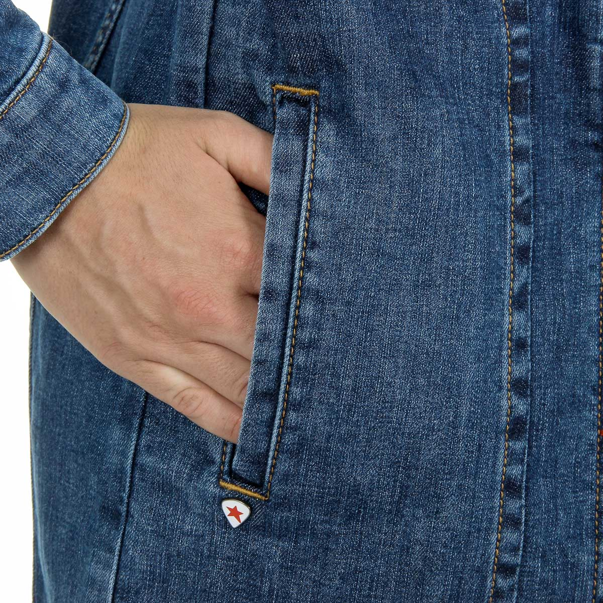 Giacca da donna Andrew Charles a maniche lunghe in denim LETIZIA