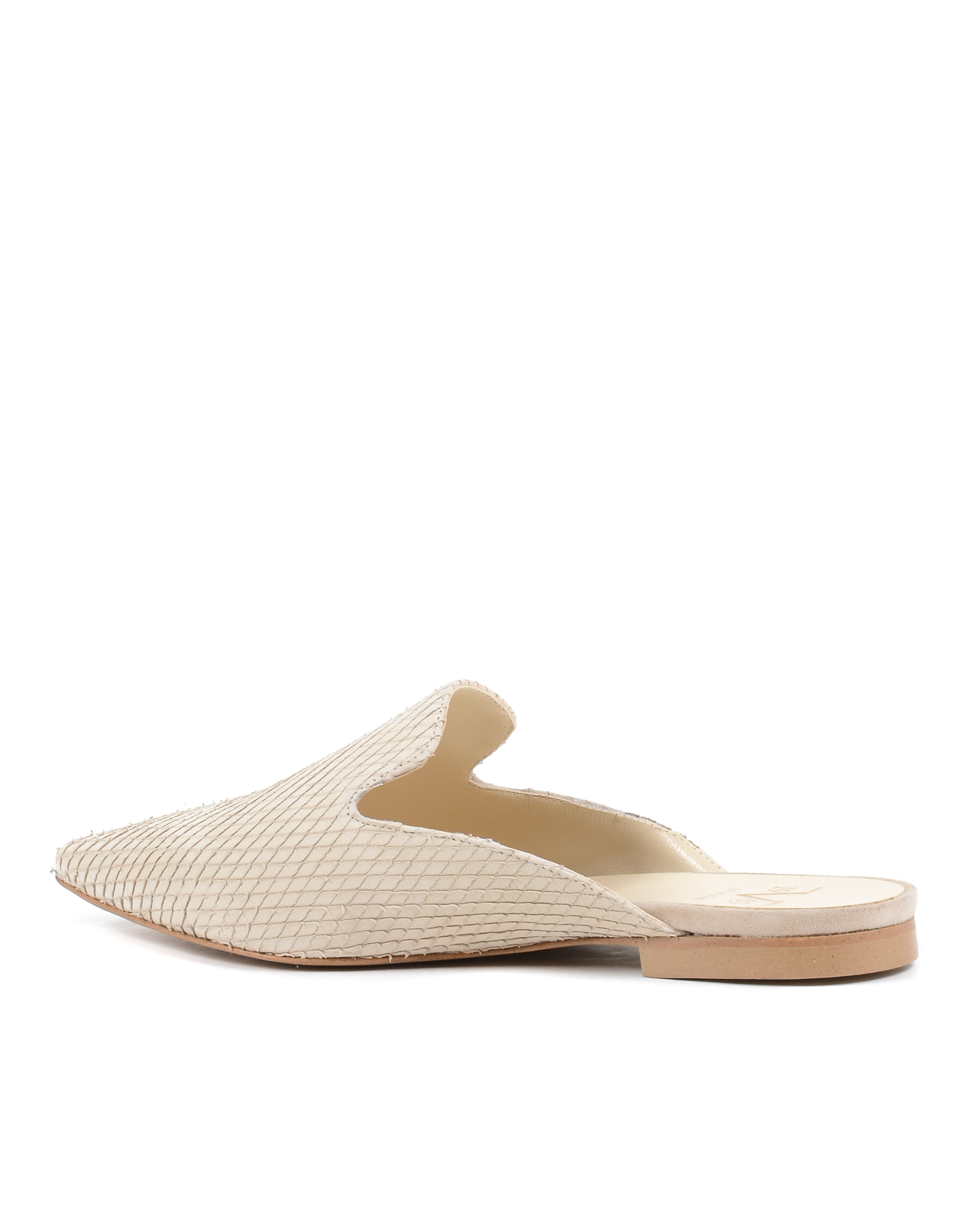 19V69 Italia Womens Slide Beige 4747 SABOT PITONE STAMP BEIGE