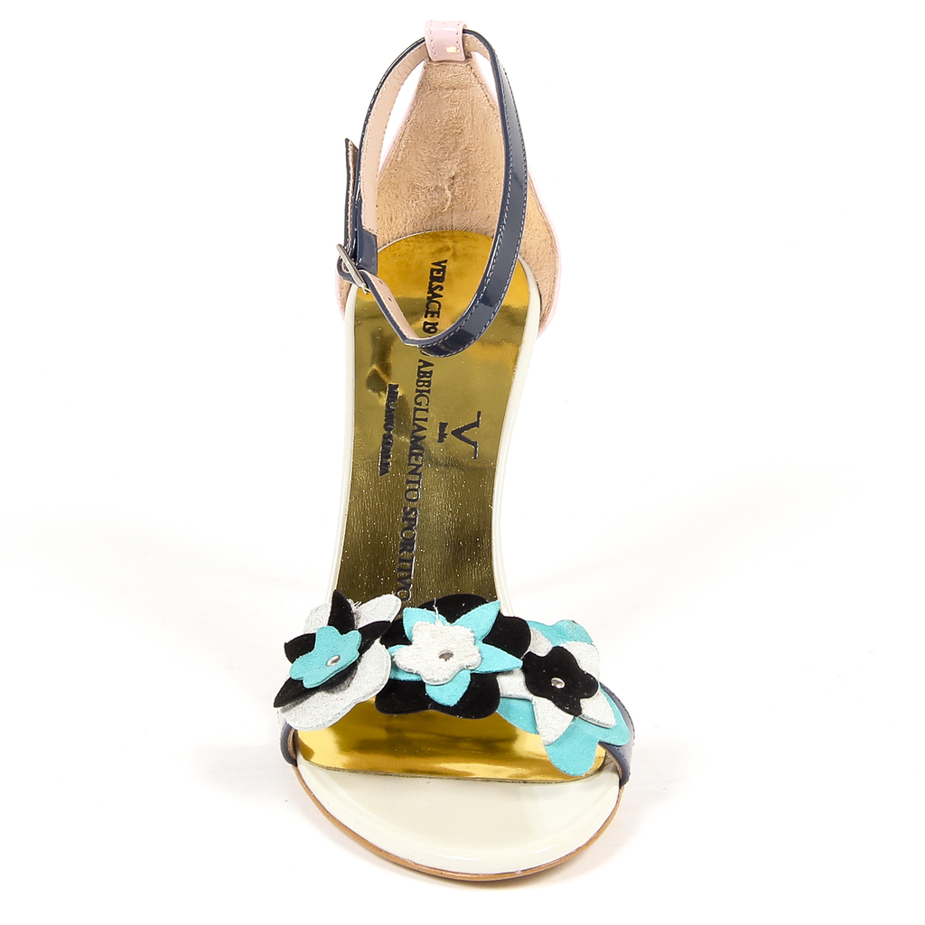 V 1969 Italia Sandalo con cinturino alla caviglia da donna Multicolor CATALINA