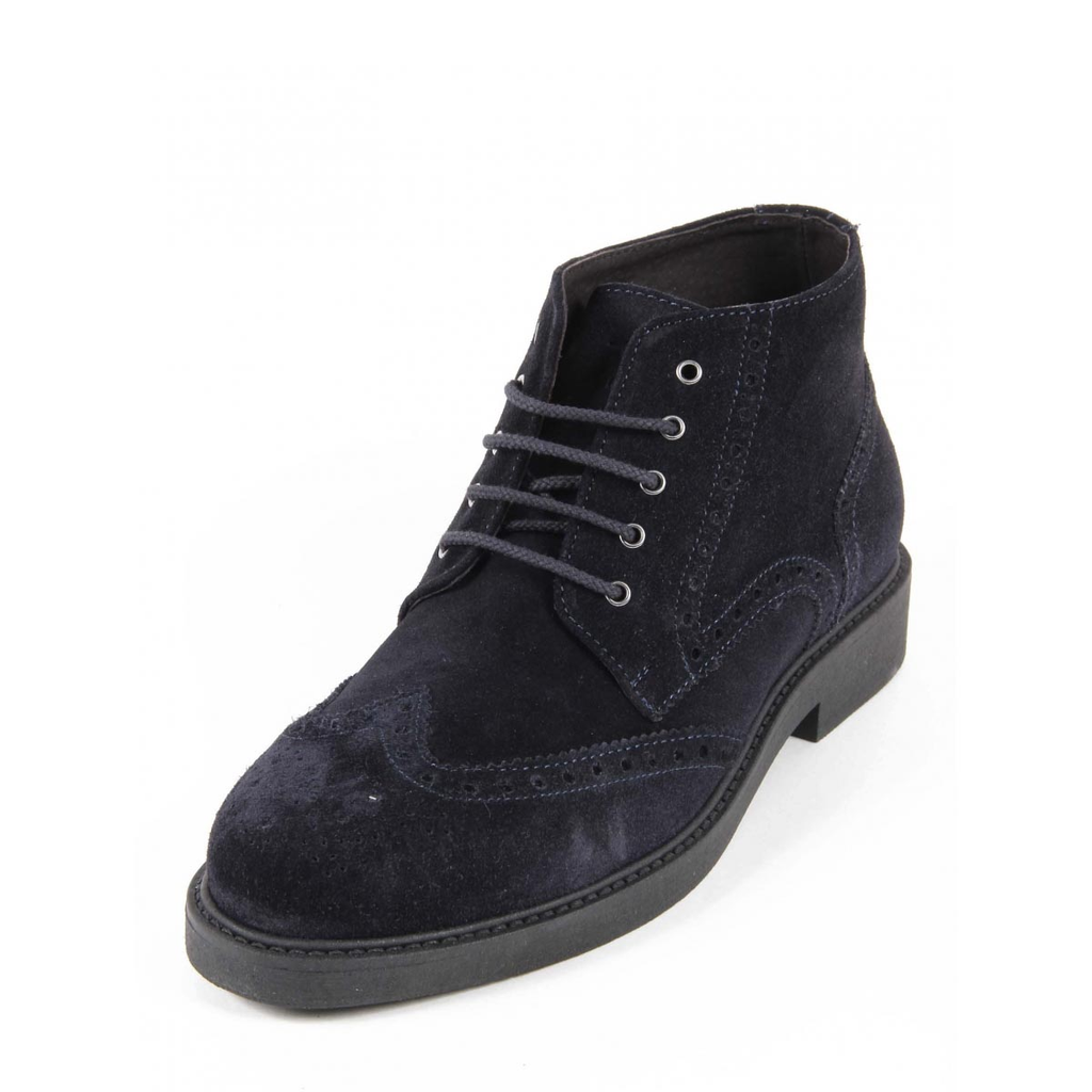 V 1969 Italia Stivaletto Uomo V2660 CAMOSCIO NAVY