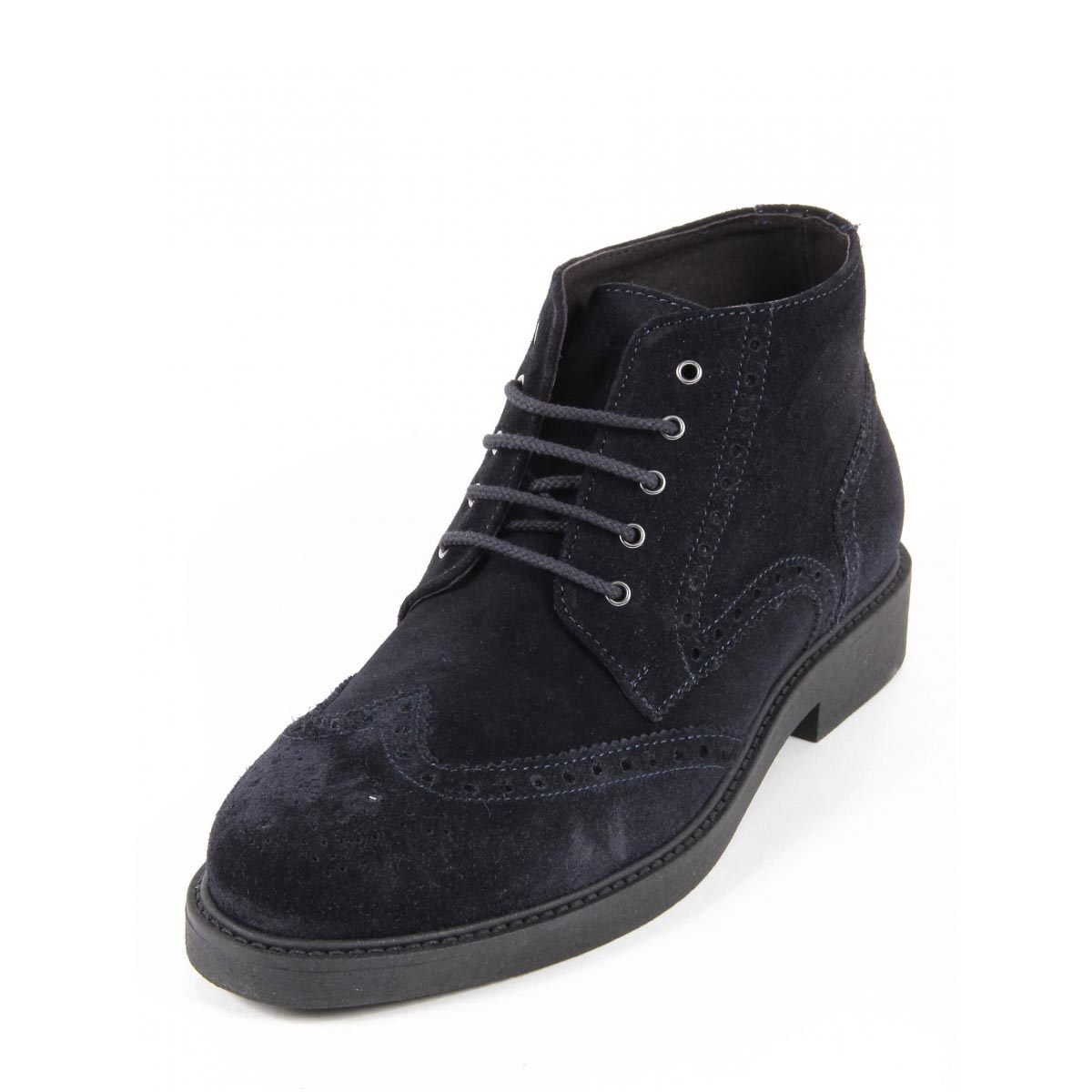 V 1969 Italia Stivaletto Uomo V2660 CAMOSCIO NAVY