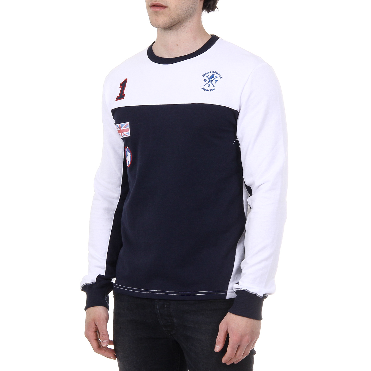 Maglione da uomo a maniche lunghe con scollo tondo Ufford & Suffolk Polo Club